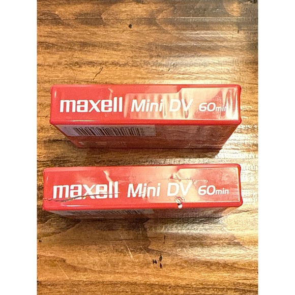 Maxell DVM60SE Mini DV 60 Min Digital Video Cassette Tape Lot of 2 - Picture 3 of 5